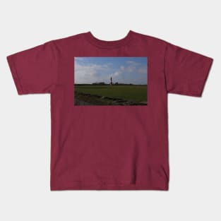 Light House on Pellworm from Afar Kids T-Shirt